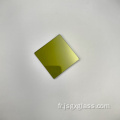 Filtre en verre optique doré de couleur jaune JB9